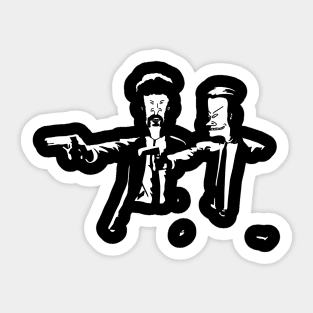 Beavis and Butthead Pulp Fiction Sticker